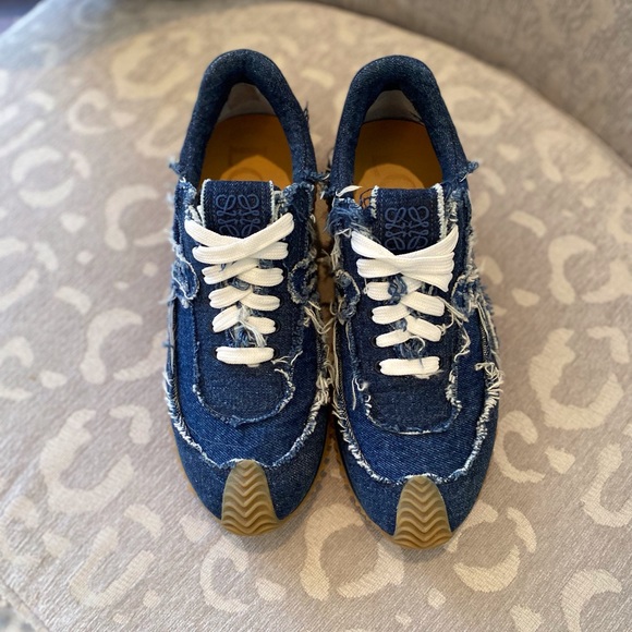 LOEWE Flow Runner Sneakers in Denim, size 9 - Picture 2 of 6
